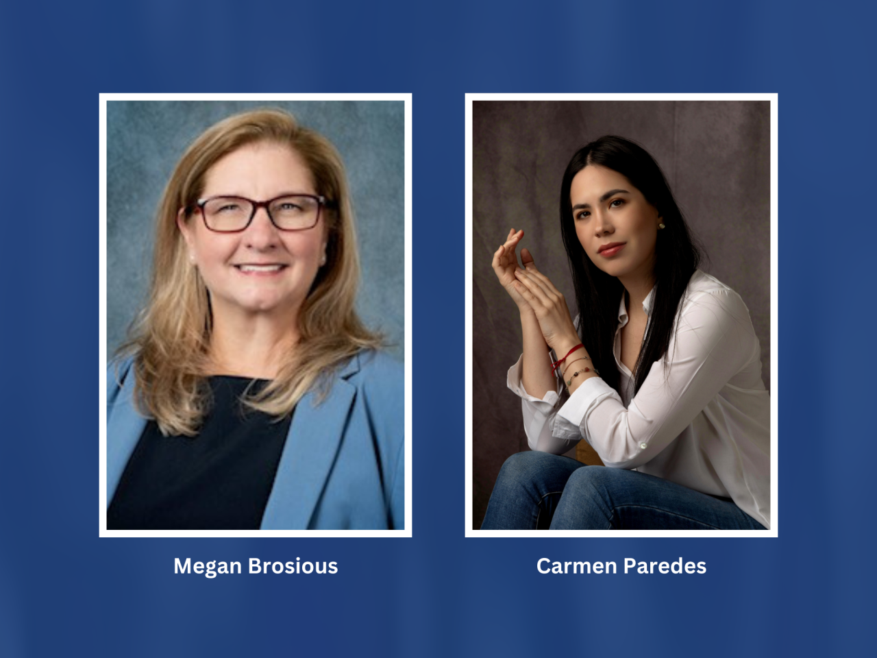 <p>Two Penn State World Campus graduates, Carmen Paredes and Megan Brosious, received the 2024 Outstanding Alumni Award.</p>