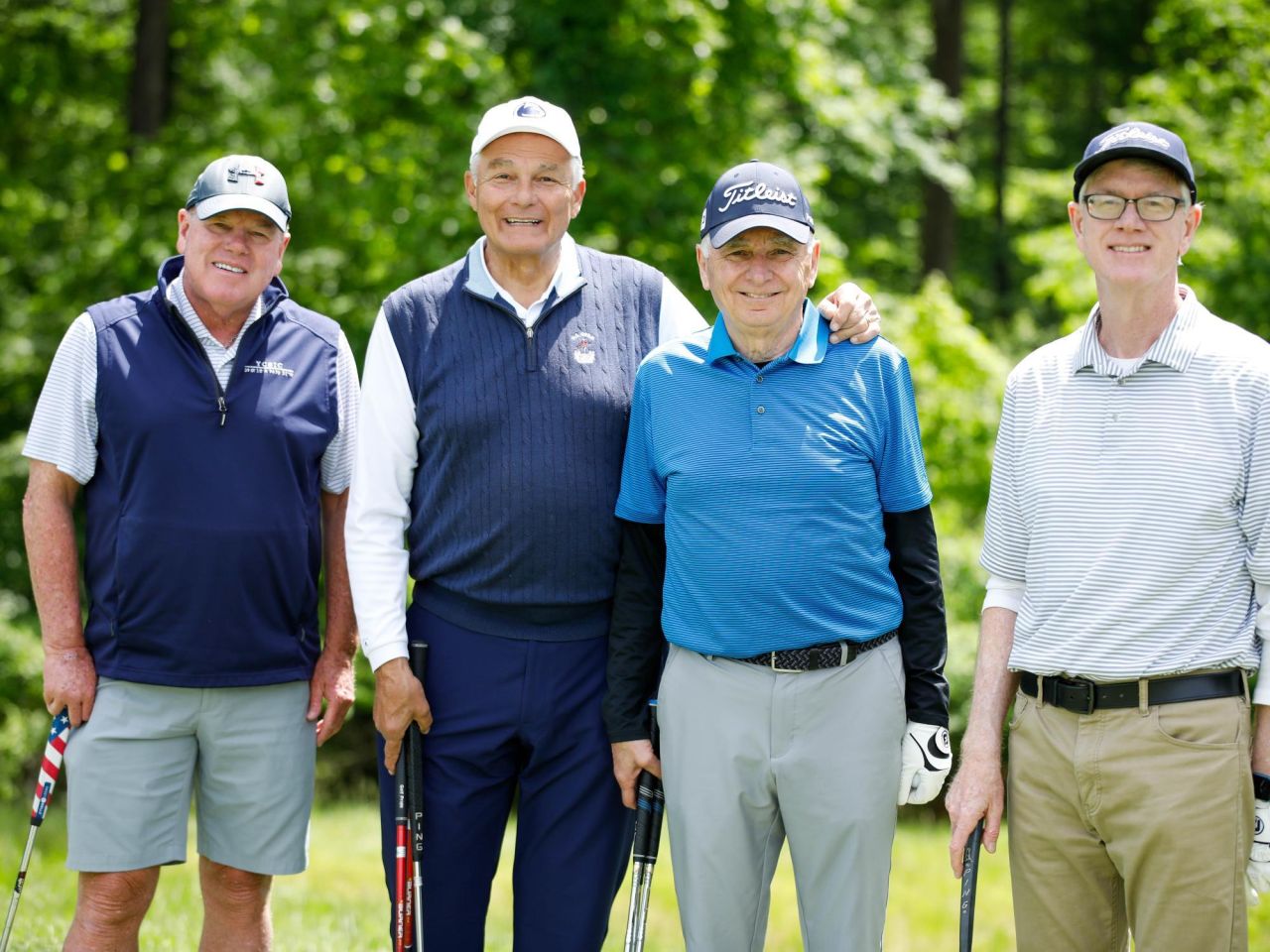 <p>More than 70 golfers participated in this year's golf outing, which raised $30,000 for scholarships to support graduate students at Penn State Great Valley. Penn State women's soccer head coach Erica Dambach spoke to reception attendees about the discipline of focusing on their attitudes. </p>