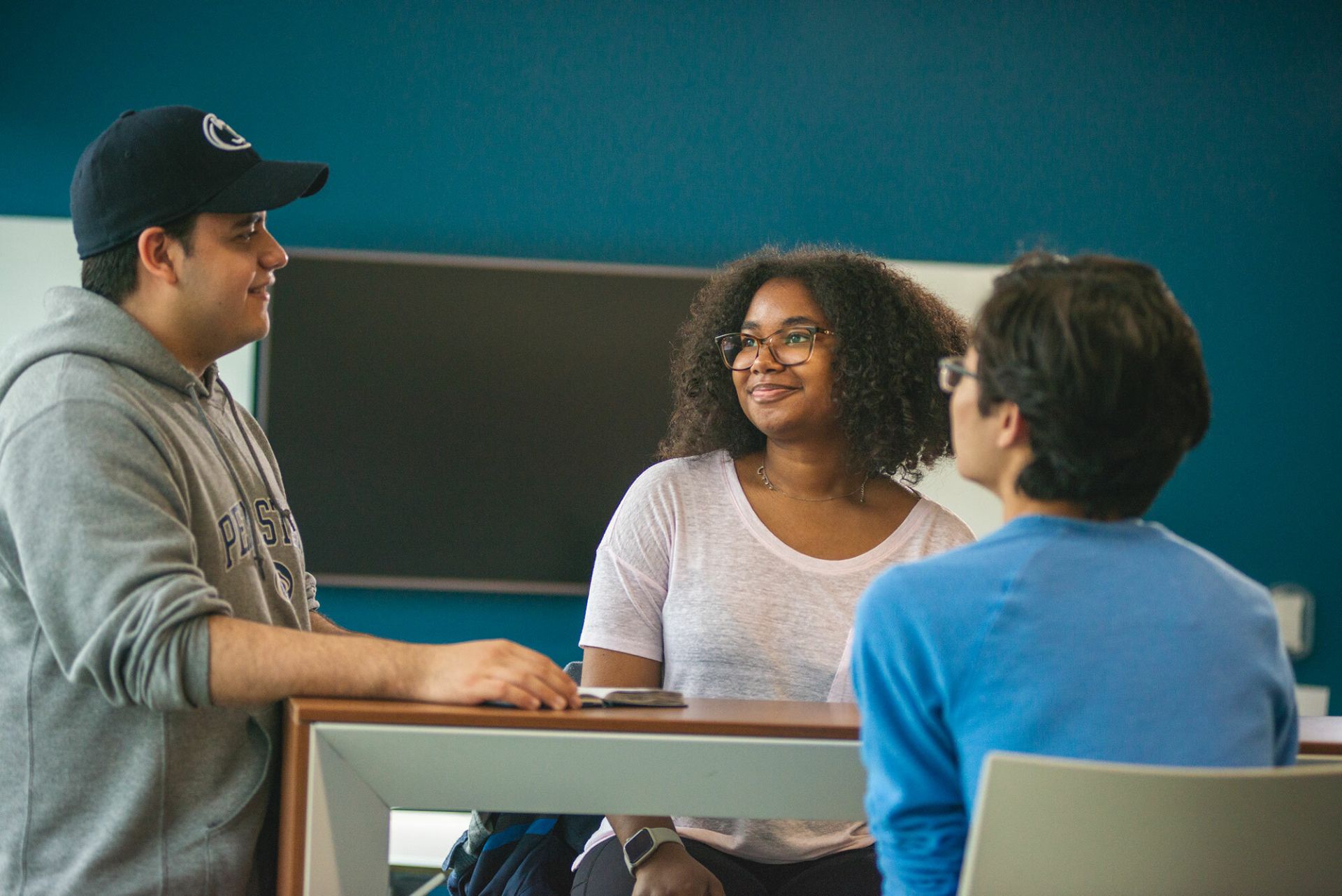 students in a classroom