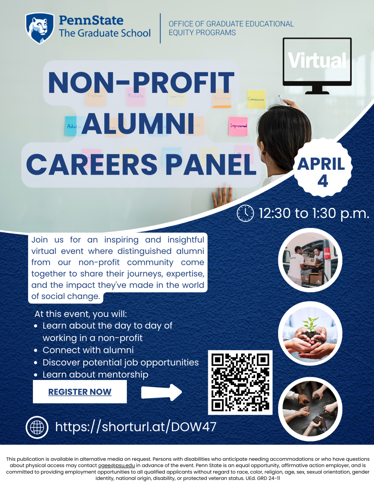 Non-Profit Careers Panel Flyer