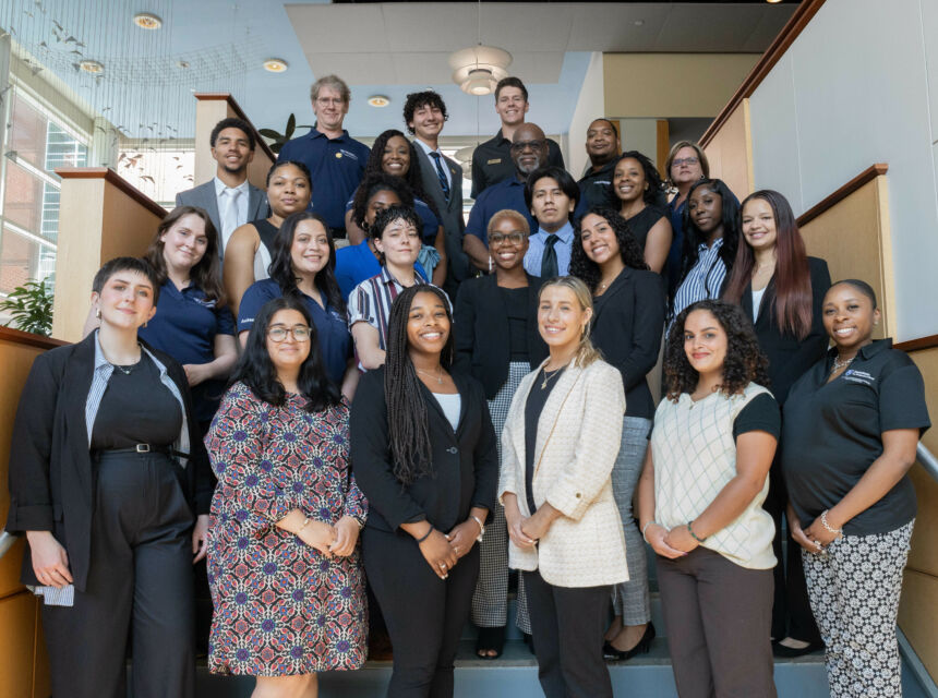 McNair Scholars pose for a photo during the OGEEP Scholar's Symposium at the Penn Stater