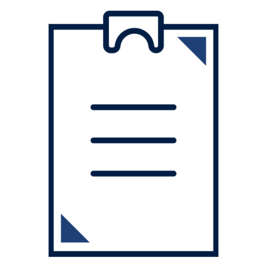 icon of clipboard document