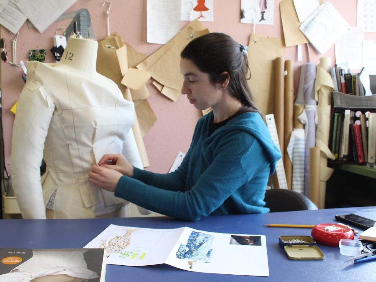 <p>For students like Clare Richey-Kaplan, the costume-production master of fine arts program in the College of Arts and Architecture’s School of Theatre offers highly specialized training for a skill that dates back centuries. Constructing a piece of clothing is a detailed and technical process from the initial meeting with a designer to the finishing stitch.</p>