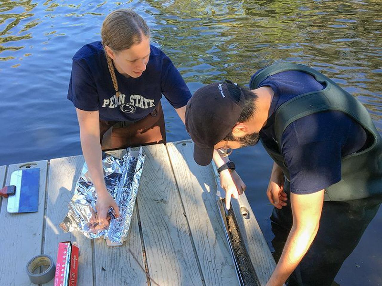 <p>Microplastics have been steadily increasing in freshwater environments for decades and are directly tied to rising global plastic production since the 1950s, according to a new study by an interdisciplinary team of Penn State researchers.</p>