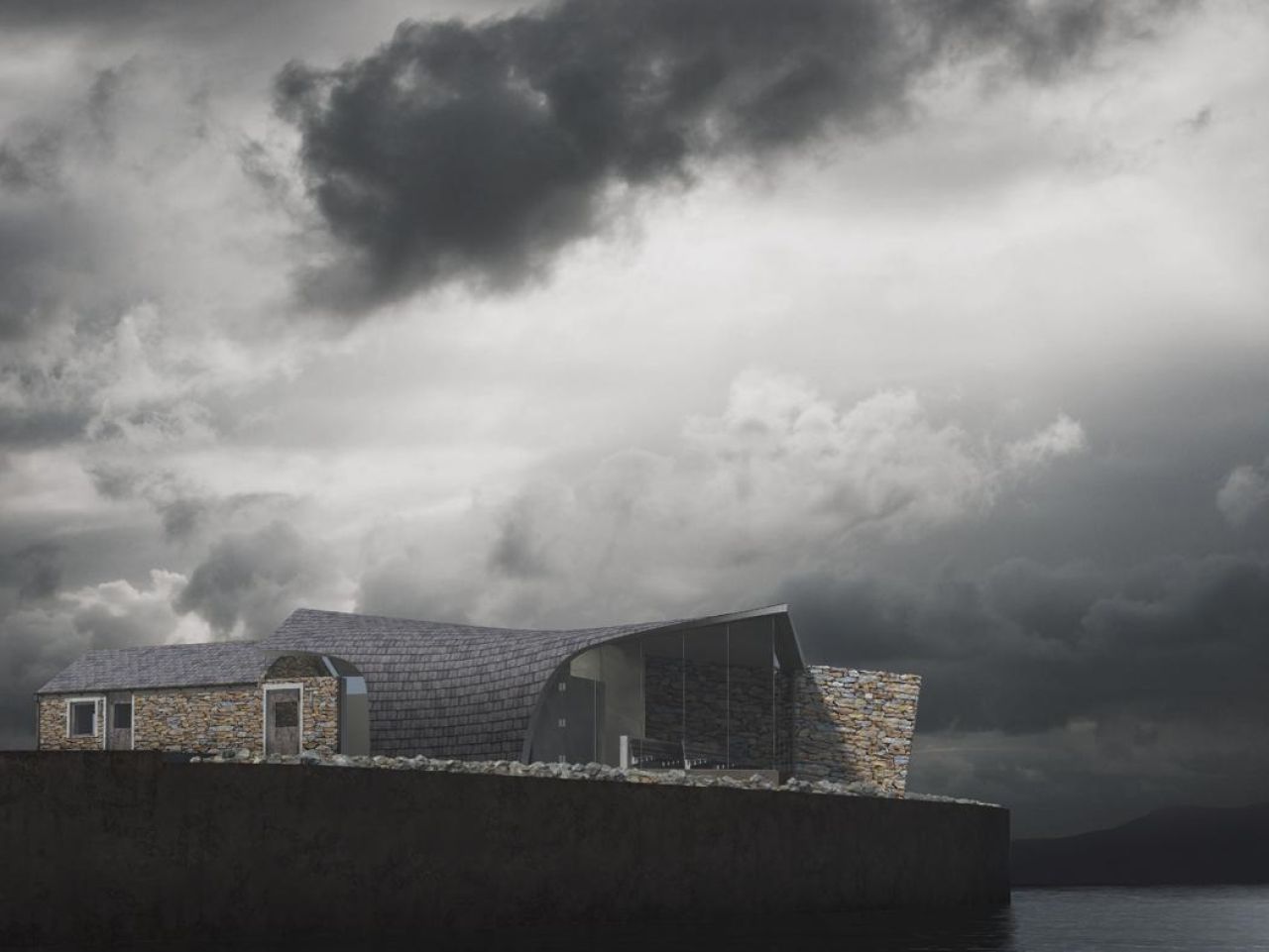 <p>A project by two Stuckeman School architecture graduate students earned fifth place overall in the worldwide TerraViva “Easdale Ferry Office” Competition that welcomed entries from students as well as professional design practices.</p>