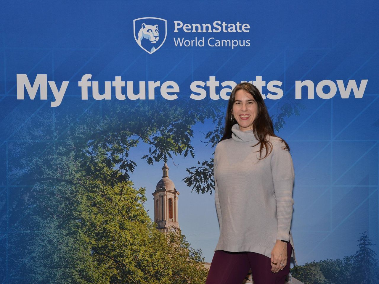 <p>Lauri Accardi is a working mother of four children who is earning two graduate business degrees online through Penn State World Campus.</p>