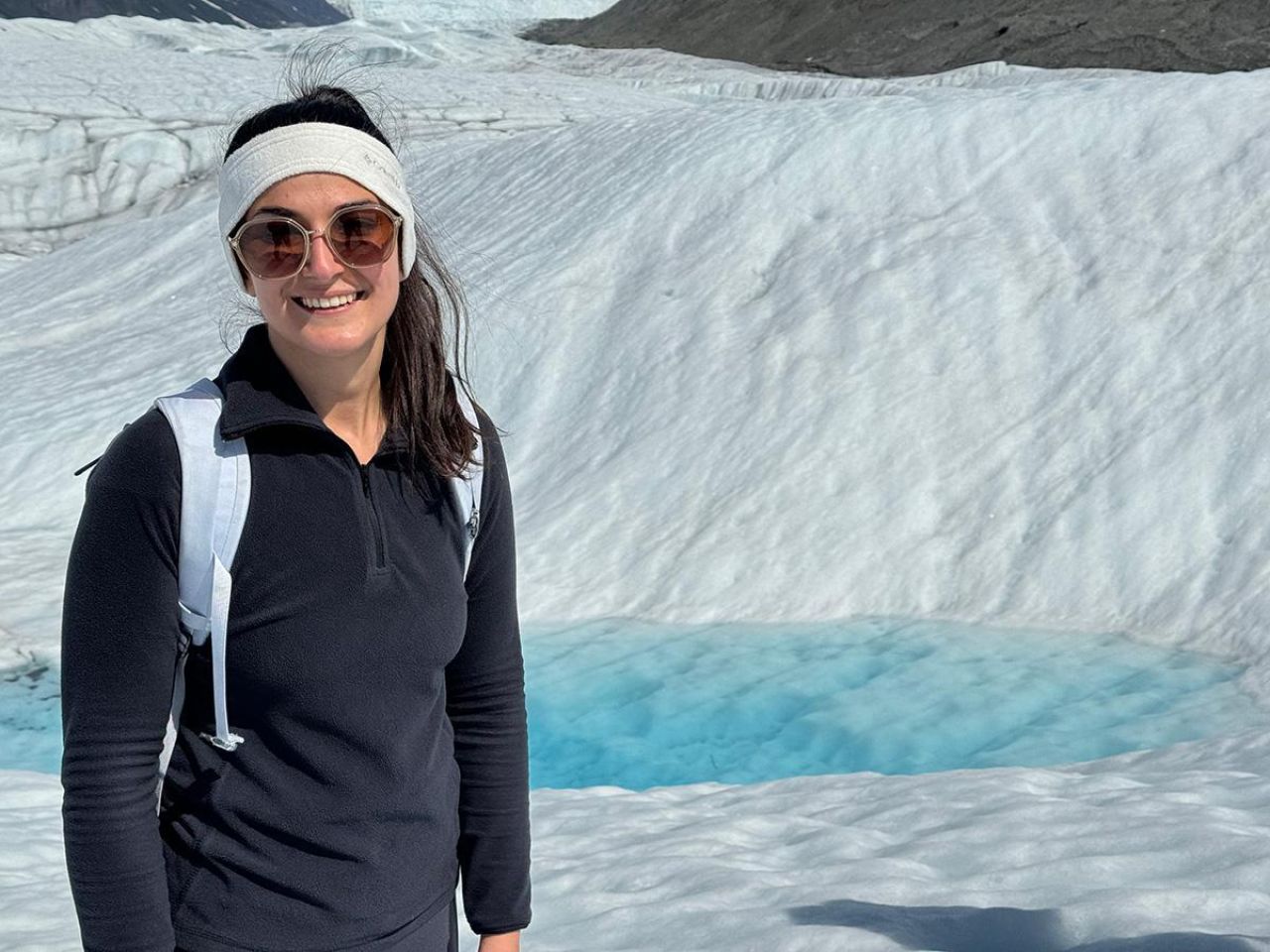 <p>Mahsa Bahrami, a doctoral student in Penn State’s Department of Geography, has been awarded a NASA Future Investigators in NASA Earth and Space Science and Technology grant to fund her research on meltwater lakes at the surface of the Antarctic ice sheet. </p>