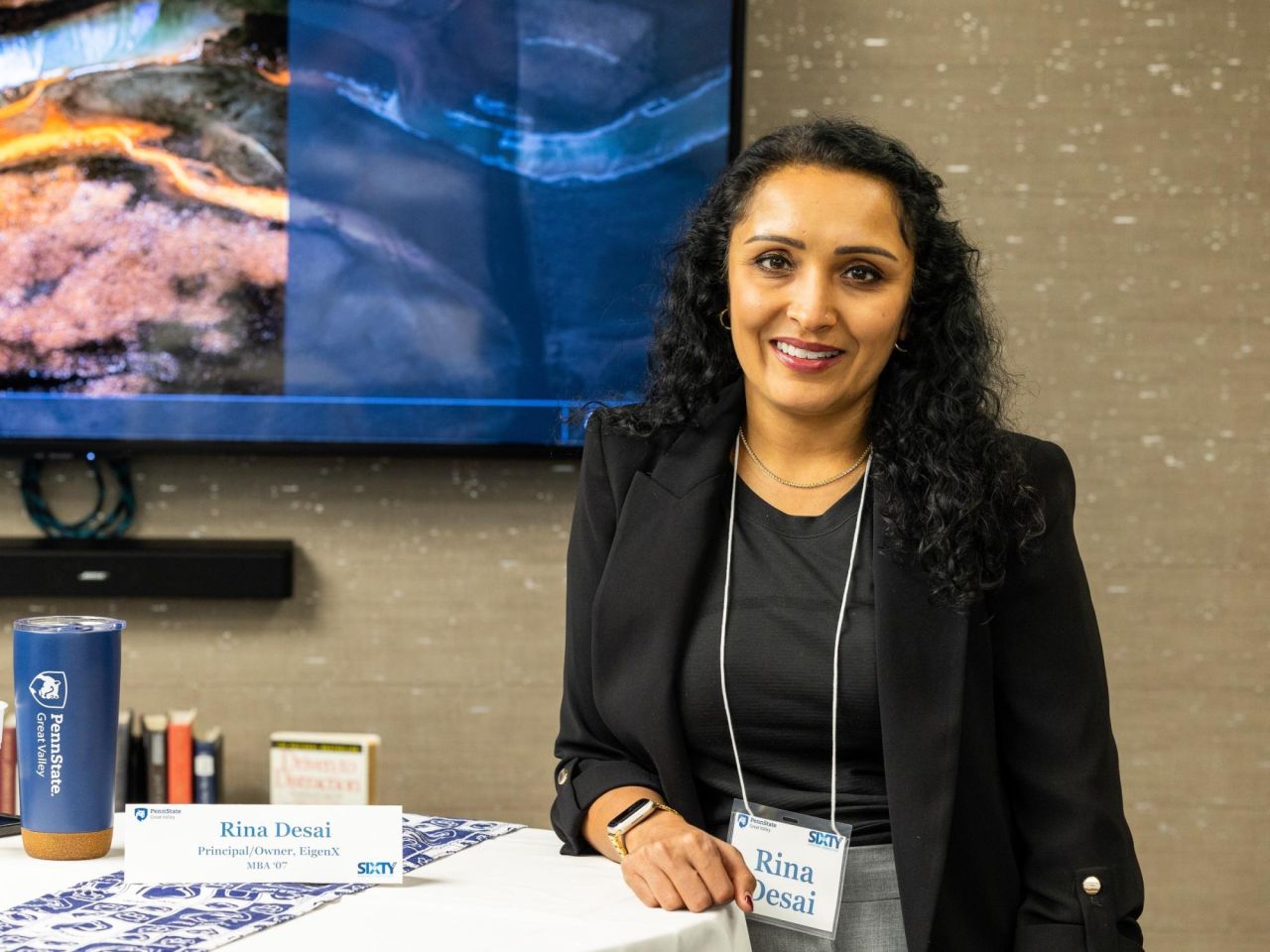 <p>Penn State Great Valley MBA alumna Rina Desai, principal/owner of Eigen X, a professional services firm focused on data and technology, will address graduates at the Great Valley commencement ceremony on May 9.  </p>