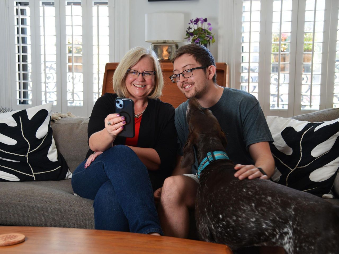 <p>Stacey Gustavson completed a master's degree through Penn State World Campus, and she encouraged her son to finish his bachelor's degree.</p>