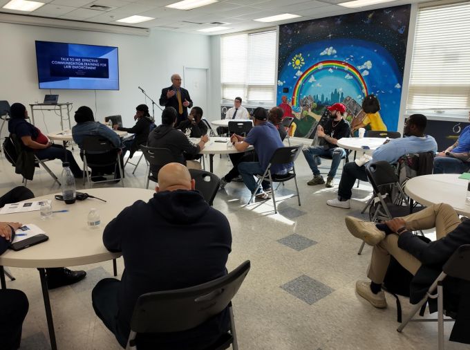 <p>A Penn State pilot course brought police officers and community members together in Philadelphia to enhance law enforcement de-escalation skills and foster community connections through effective communication and trust building.</p>