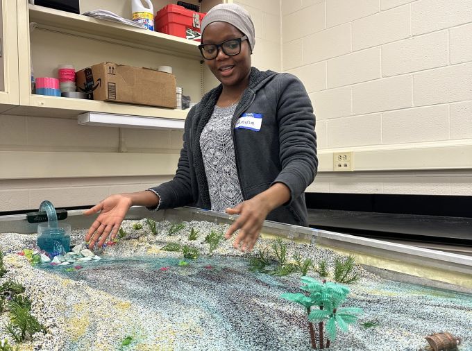 <p>For the second year in a row, fourth graders in the State College Area School District have been learning about the earth sciences with the help of geosciences faculty members and graduate students in the College of Earth and Mineral Sciences. </p>