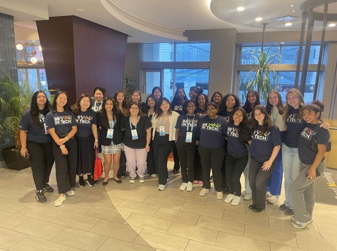 <p>Twenty-four students from the College of Information Sciences and Technology attended the annual Grace Hopper conference, which celebrates women and nonbinary technologists from around the world. </p>