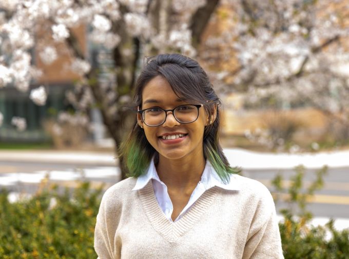 <p>Halima Binte Islam, a public policy graduate student from Bangladesh, is using her time at Penn State to explore research on digital inclusion and AI policy. Through hands-on projects and interdisciplinary collaboration, she’s preparing for a global career in public policy.</p>