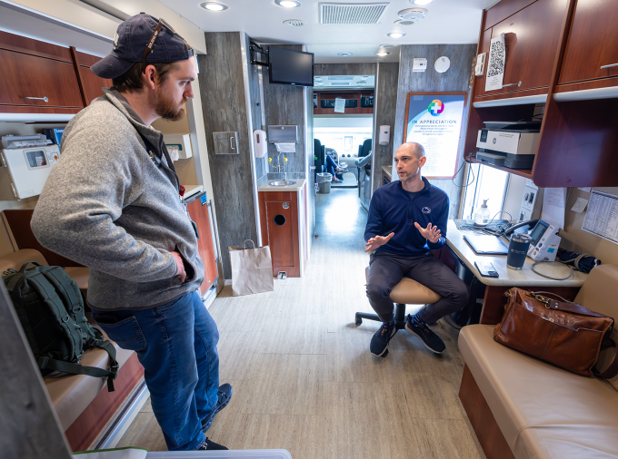 <p>Penn State researchers, physicians and medical students came together to start up the LION Mobile Clinic, a mobile clinic providing care to the rural community of Snow Shoe, Pennsylvania.</p>