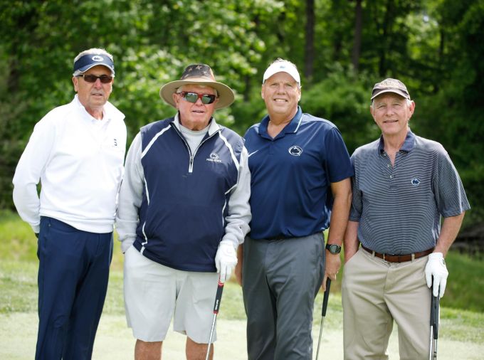 <p>More than 70 golfers participated in this year's golf outing, which raised $30,000 for scholarships to support graduate students at Penn State Great Valley. Penn State women's soccer head coach Erica Dambach spoke to reception attendees about the discipline of focusing on their attitudes. </p>