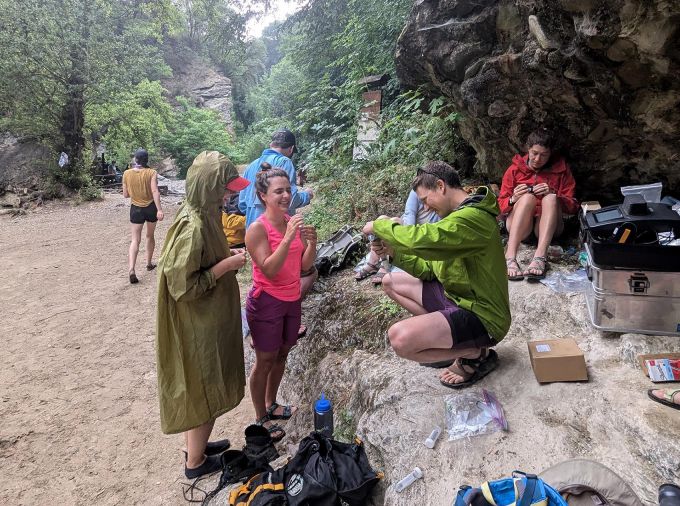 <p>Seventeen students pursuing doctoral degrees took part in the immersive and interdisciplinary International Geobiology Course that explores how microbial life and the Earth have shaped each other. Students conducted research in central Italy and New York’s Fayetteville Green Lake before traveling to Penn State to use the University’s extensive R1-ranked research lab facilities to analyze their findings.</p>