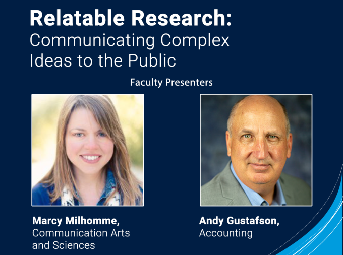 <p>Graduate students seeking to improve their research communication and presentation skills are invited to register for an online, faculty-led research communication workshop series. Hosted by the J. Jeffrey and Ann Marie Fox Graduate School, the series will be offered three times in September and October. </p>