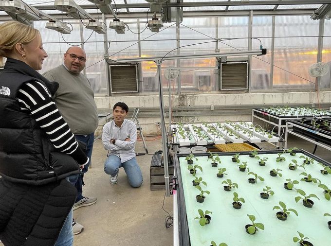 <p>Soilless growing systems inside greenhouses, known as controlled environment agriculture, promise to advance the year-round production of high-quality specialty crops, according to an interdisciplinary research team at Penn State. But to be competitive and sustainable, this advanced farming method will require the development and implementation of precision agriculture techniques. To meet that demand, the team developed an automated crop-monitoring system capable of providing continuous and frequent data about plant growth and needs, allowing for informed crop management.</p>