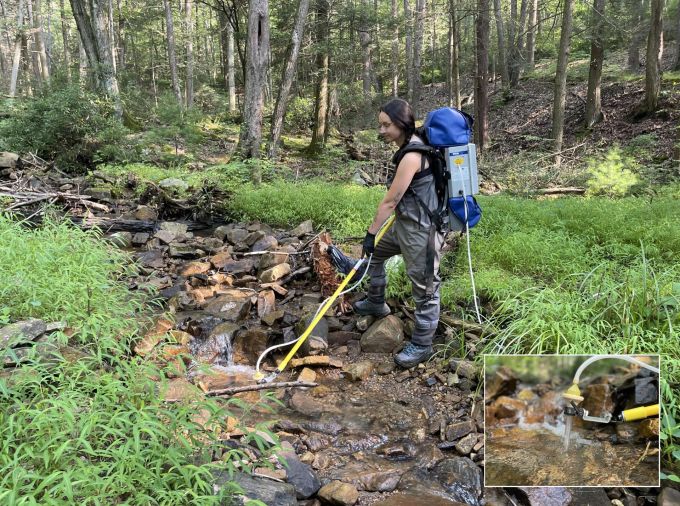 <p>A bottle of water sampled from a lake or river can reveal what fish, amphibians insects and bacteria are present, thanks to environmental DNA, the genetic material shed by organisms. This way of measuring transforms scientists’ ability to determine the extent of aquatic life in various water bodies, according to a team led by Daniel Allen, assistant professor of aquatic ecology in Penn State’s College of Agricultural Sciences.</p>