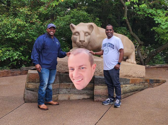 <p>Three Penn State Online MBA students attended the 2024 homecoming game — including one in an unconventional way.</p>