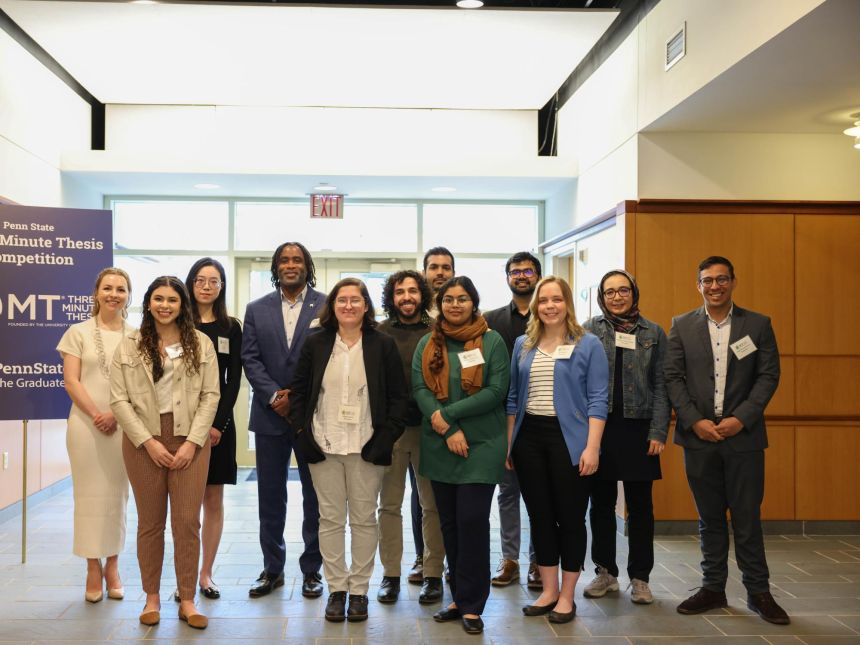 <p>Graduate students took away positive experiences participating in Penn State’s inaugural Three Minute Thesis competition this past spring. </p>