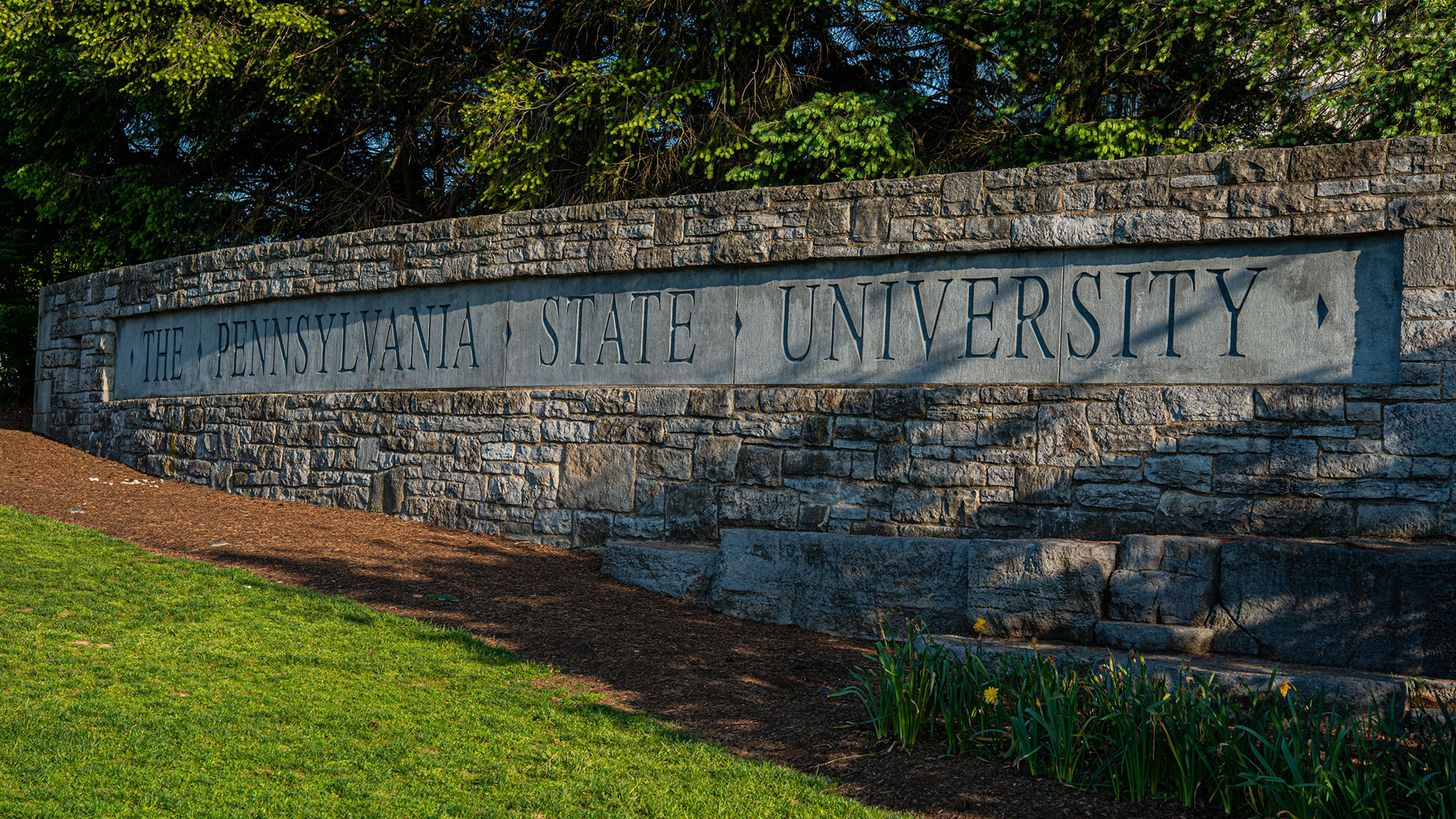 Penn State University sign